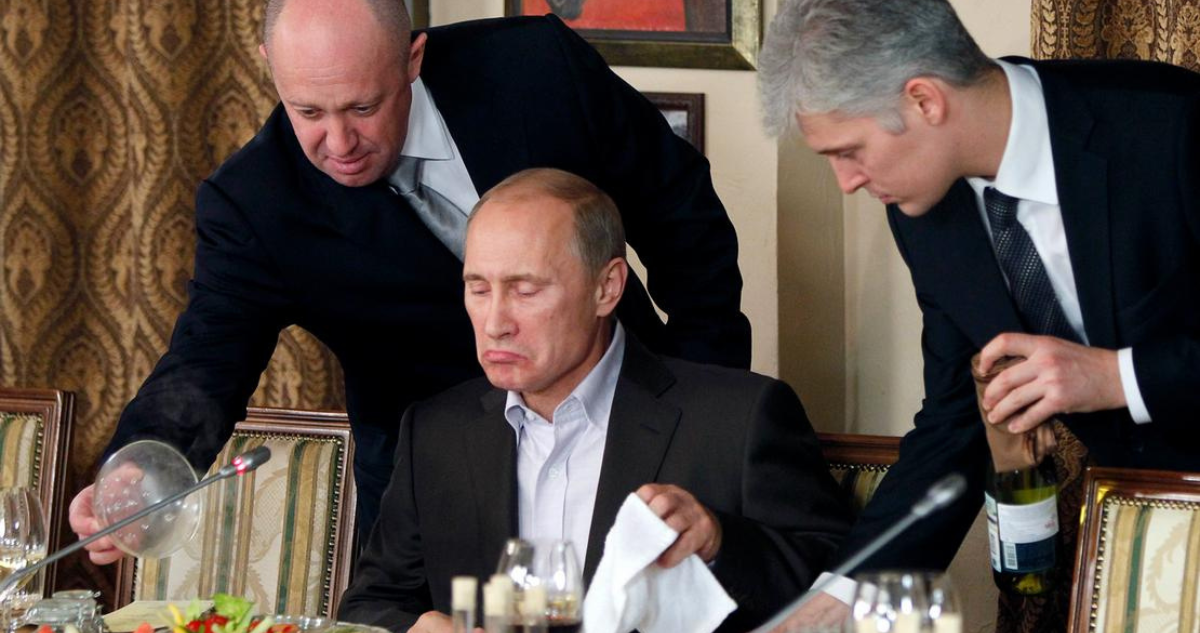 Prigozhin, cuando servía banquetes a Putin (2011).