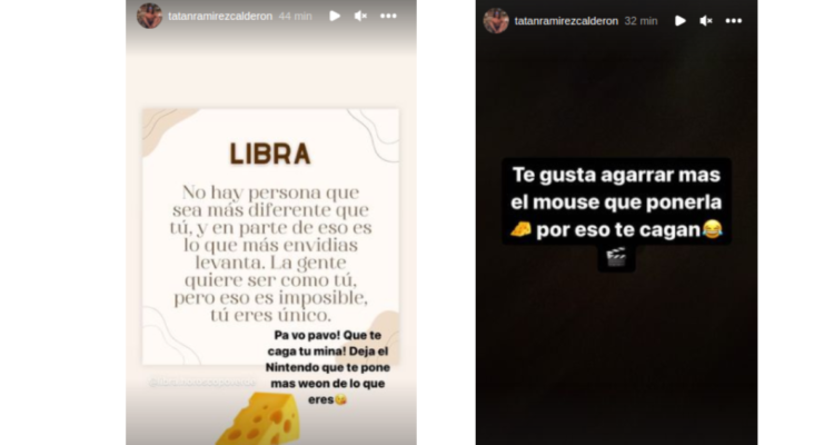 Instagram Stories de Sbeastián Ramírez respondiendo a Cristobal Shelao Alvarez