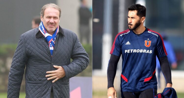 Sergio Vargas y su palazo a Johnny Herrera por la U