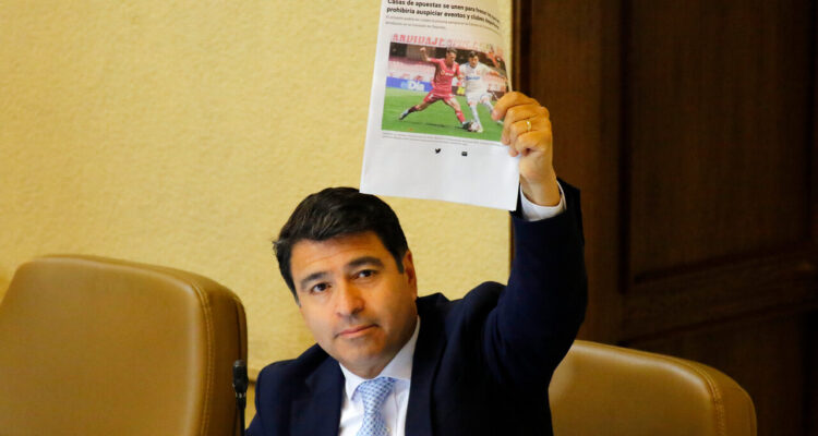 Marco Antonio Sulantay, diputado UDI, impulsor de proyecto contra casas de apuestas