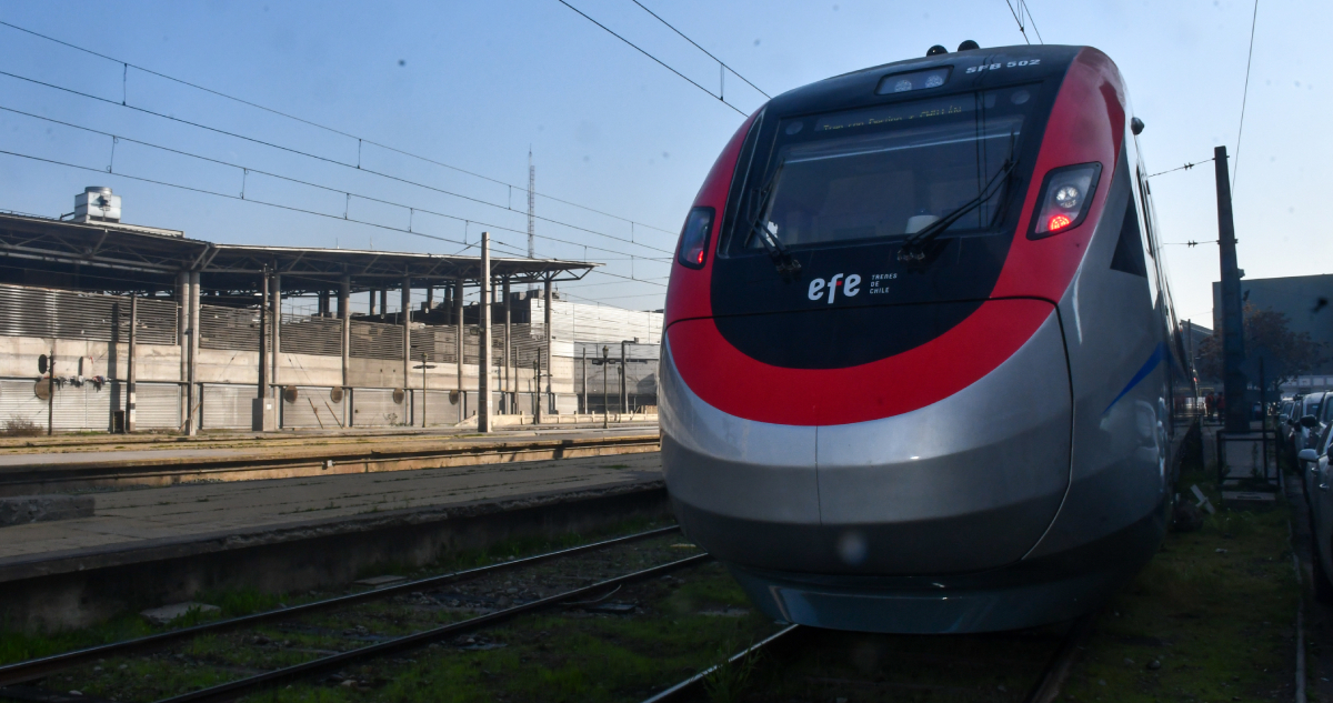 Suspenden servicios de trenes desde Estación Central a la zona centro sur por sistema frontal