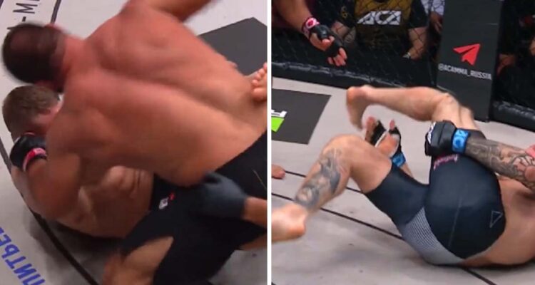 El peleador Grigoriy Ponomarev sufrió tenebrosa lesión en la ACA 161.