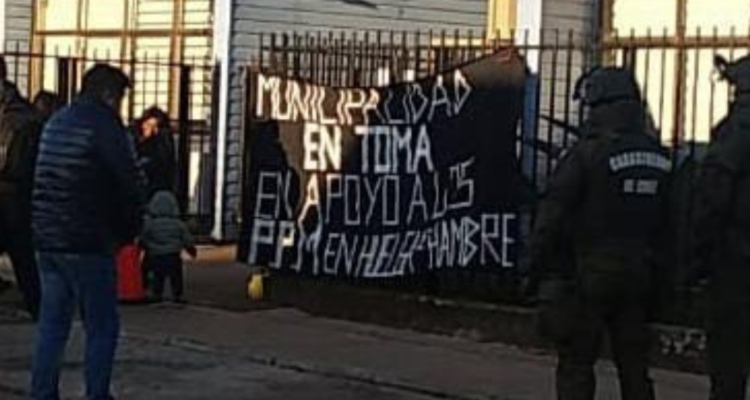 Desalojan la Municipalidad de Ercilla tomada por comuneros mapuche: se reporta una persona detenida