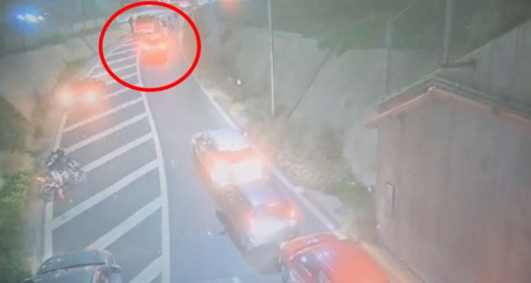 Revelan video de encerrona donde conductor terminó asesinado en Santiago