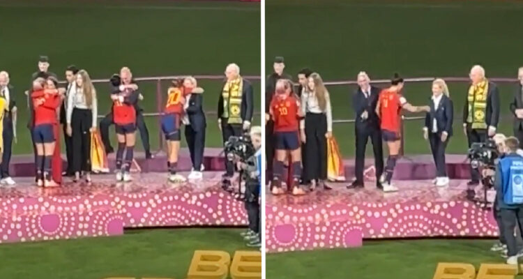 Inédito video muestra qué pasó realmente entre Luis Rubiales y Jennifer Hermoso.