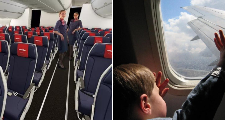 Vuelo con zona de adultos