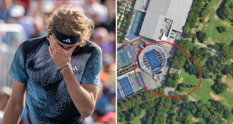 Zverev reclama por el intenso olor a marihuana en el US Open.