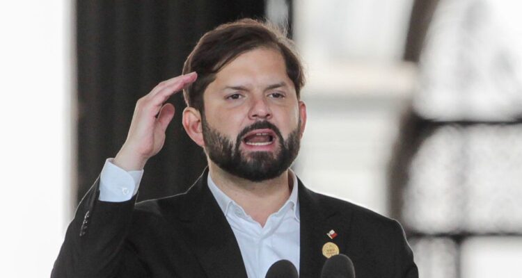 Presidente Gabriel Boric dio un discurso en medio de los 50 años del Golpe de Estado del 11 de septiembre de 1973