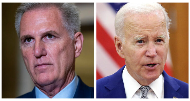 Kevin McCarthy y Joe Biden | Agencia EFE