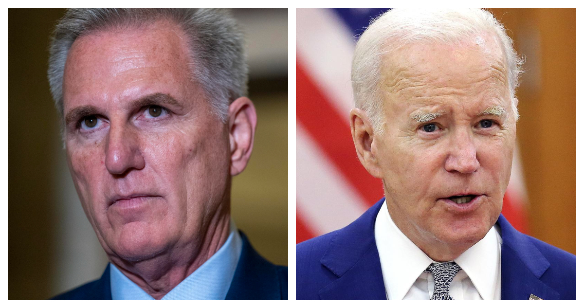 Kevin McCarthy y Joe Biden | Agencia EFE