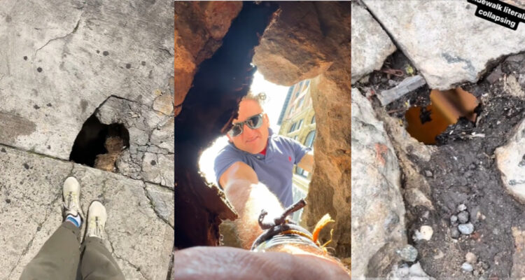 Agujeros a punto de colapsar en Nueva York