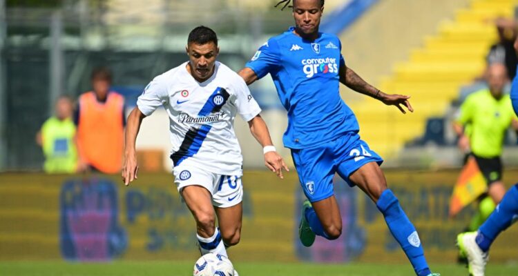 Alexis Sánchez volvió a jugar en la Serie A: Inter ganó a domicilio al Empoli y sigue imparable