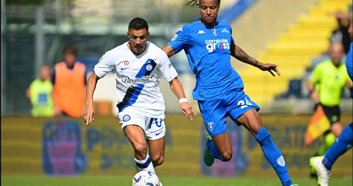 Alexis Sánchez volvió a jugar en la Serie A: Inter ganó a domicilio al Empoli y sigue imparable
