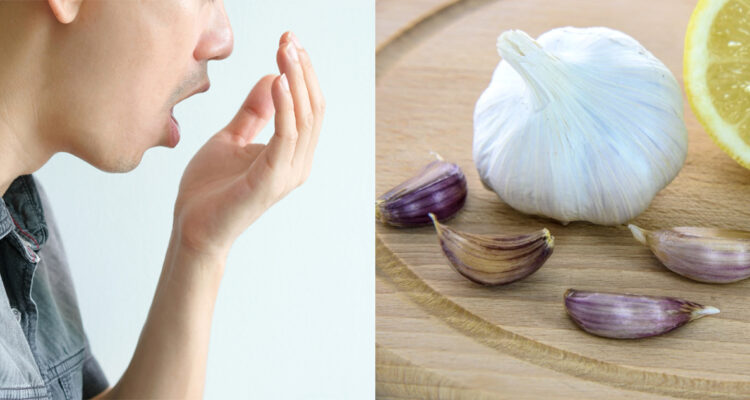 El aliento a ajo se puede combatir comiendo yogur