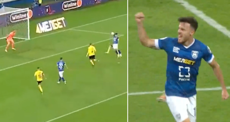 Ángelo Henríquez colaboró en la reñida igualdad del Baltika en la liga de Rusia.