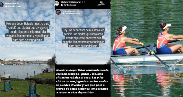 Denuncian agresión con piedra a menor deportista de Remo en río Calle Calle en Valdivia