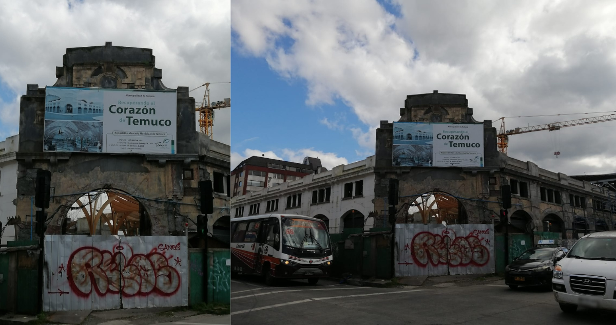 Por incumplimiento: municipio termina contrato con empresa encargada de obras de mercado en Temuco