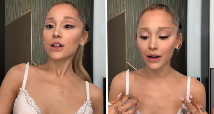 Ariana Grande en video de Vogue donde habló de sus rellenos faciales y botox