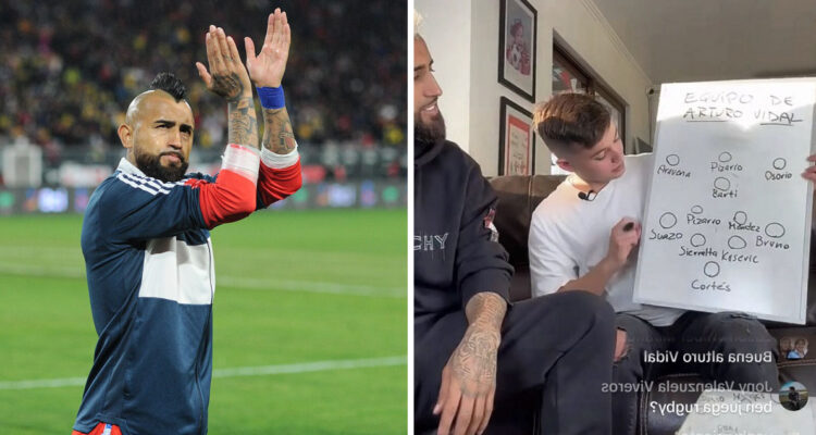 Arturo Vidal armó La Roja del recambio.