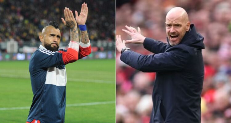 Arturo Vidal criticó a DT del United por salida de CR7 y se acordó de Sampaoli