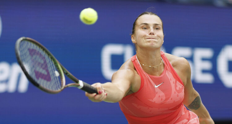 Aryna Sabalenka avanzó a semifinales del US Open.