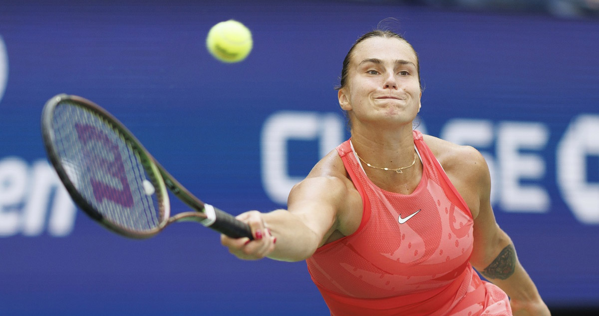 Aryna Sabalenka avanzó a semifinales del US Open.