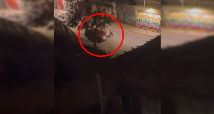 Balacera en Santiago deja un lesionado: autores de los disparos fueron grabados por testigos