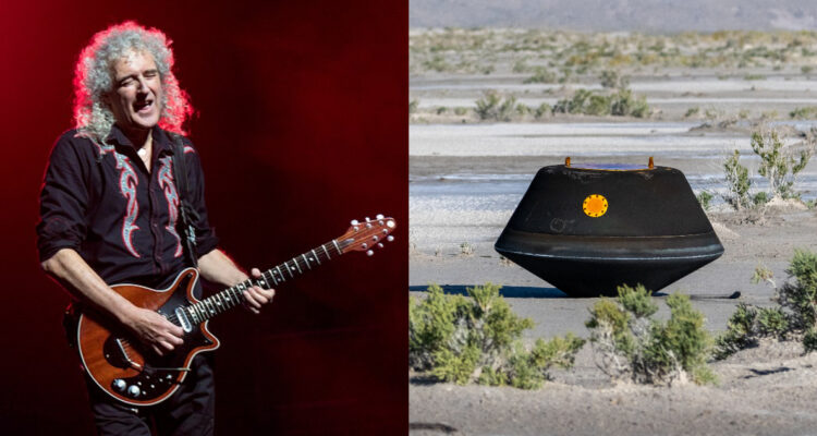 Brian May, guitarrista de Queen, ayudó a la NASA a traer las muestras del asteroide Bennu a la Tierra