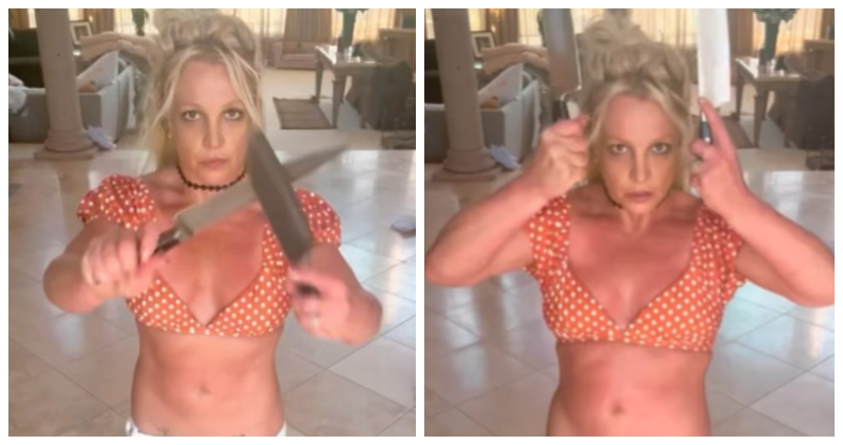 Britney Spears preocupa a fans tras peligroso baile con cuchillos: estarían escondidos en toda su casa