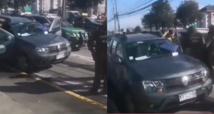 Detienen a 2 funcionarios públicos (padre e hijo) por porte de droga en vehículo municipal en Puerto Montt