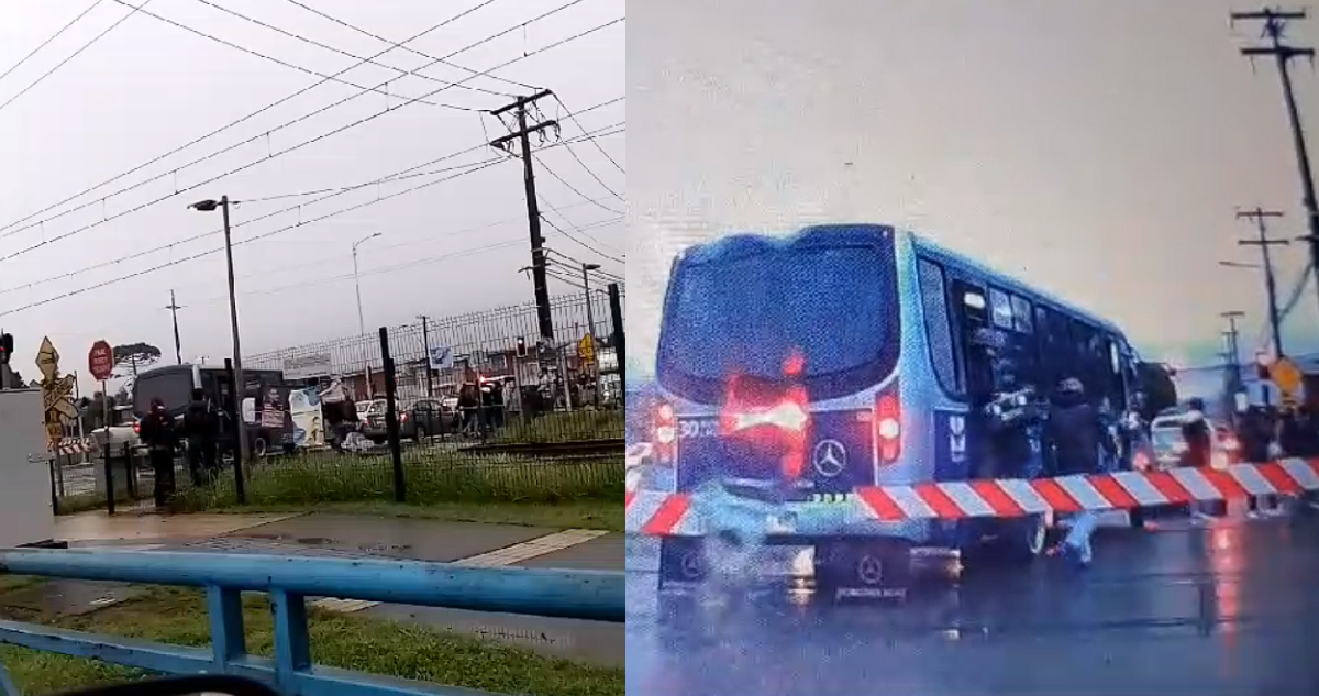 Pasajeros viven minutos de terror luego que microbús quedara parado en plena vía férrea en Talcahuano