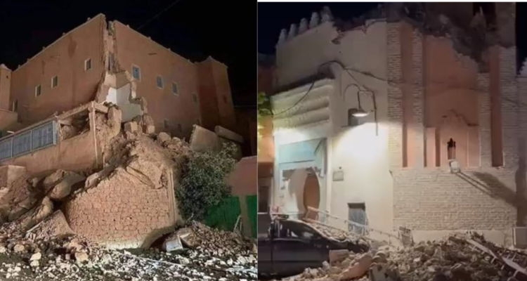 Daños tras terremoto en Marrakech