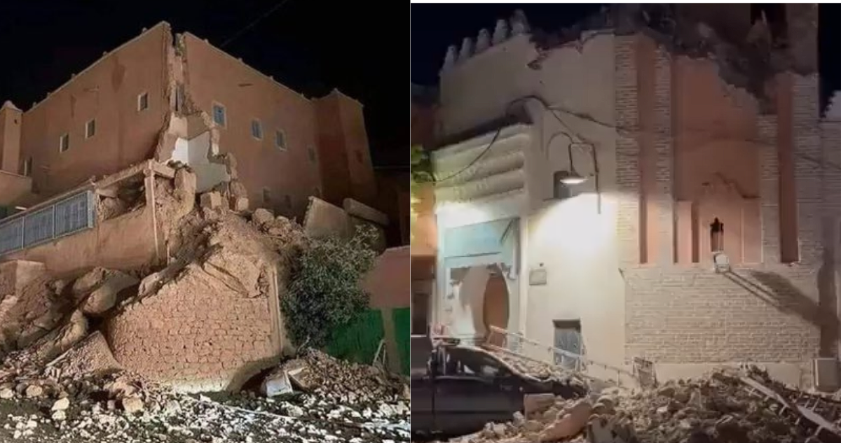 Daños tras terremoto en Marrakech