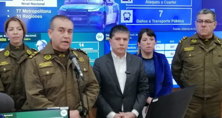 108 detenidos dejó conmemoración de los 50 años del Golpe en el país: 77 de ellos en la RM