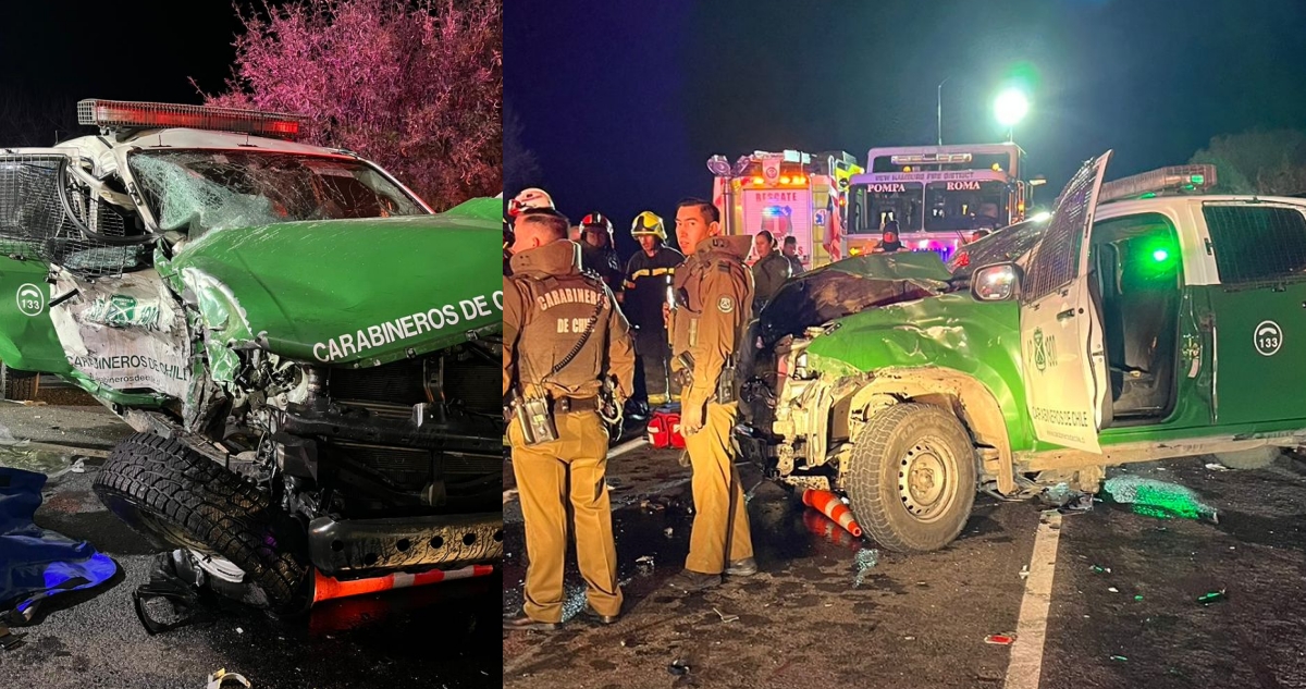 Dos carabineros mueren en persecución en Calle Larga: el perseguido también perdió la vida