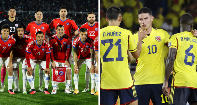 Chile y Colombia se enfrentan por la fecha 2 de las Eliminatorias Conmebol.
