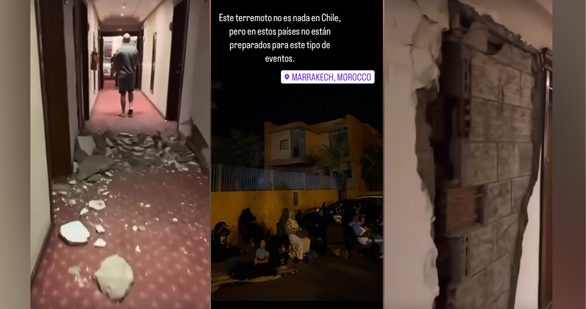 “Pensé que se iba a caer el hotel”: deportista chilena cuenta cómo vivió brutal terremoto en Marruecoss