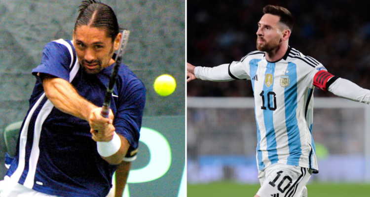 Extenista argentino comparó a Marcelo ‘Chino’ Ríos con Lionel Messi.