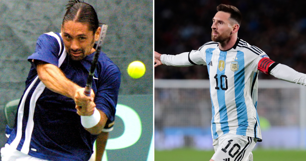 Extenista argentino comparó a Marcelo ‘Chino’ Ríos con Lionel Messi.