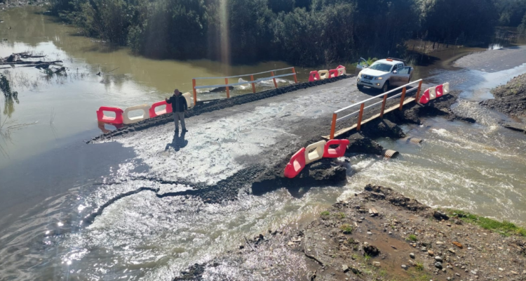 Colapsa puente de Toltén