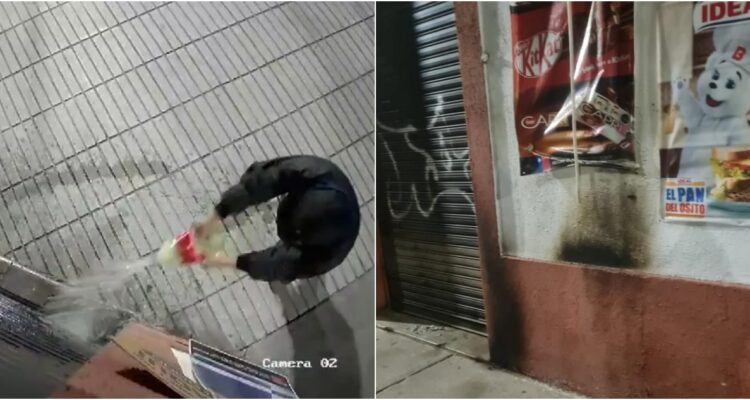 Comerciante sufre ataque incendiario en Santiago tras no aceptar extorsión por $15 millones