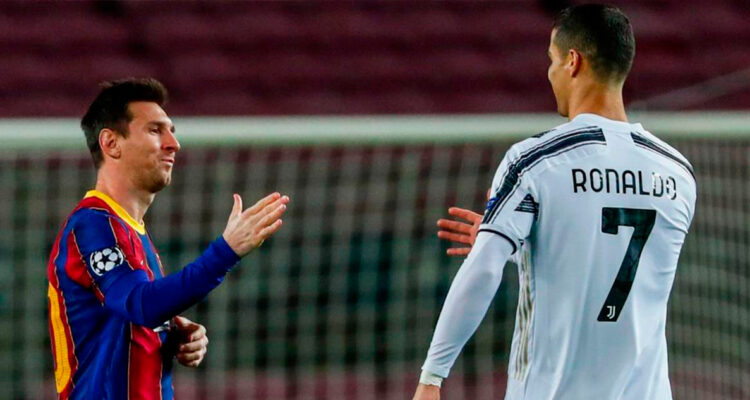 Cristiano Ronaldo y Lionel Messi