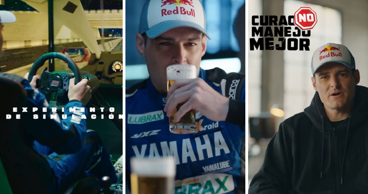 Ignacio Casale protagonizó campaña “Curao no manejo mejor”.