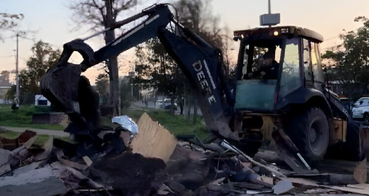 Demuelen décimo mausoleo narco en Buin construido para integrante de banda criminal “Los 55”