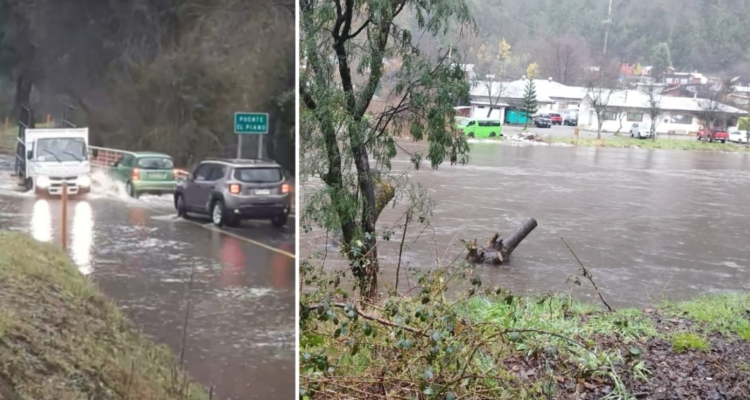 Río Cautín y Río Trancura desbordan en sectores de La Araucanía: declaran Alerta Amarilla en 2 comunas