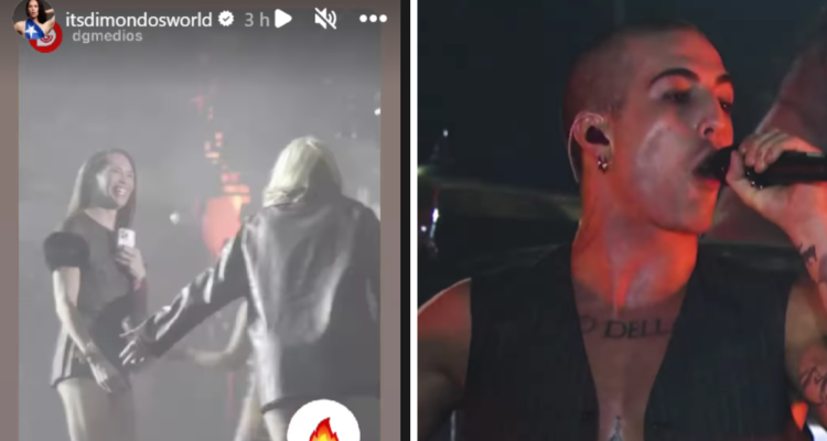 Di Mondo y fanáticas chilenas se suben al escenario durante concierto de Maneskin en Nueva York