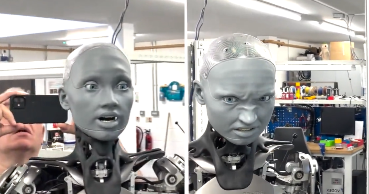 Robot humanoide incomoda a Internet tras reconocerse en espejo: “¿Acaso no han visto Terminator?”