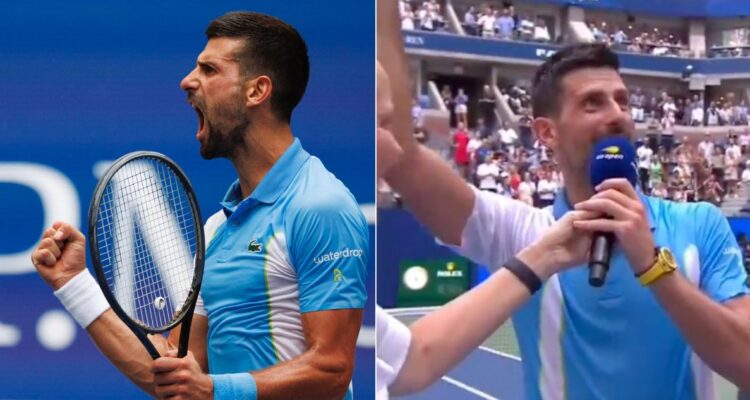 Djokovic ya está en semifinales del US Open y rompe récord: lo celebró cantando tema de Beastie Boys
