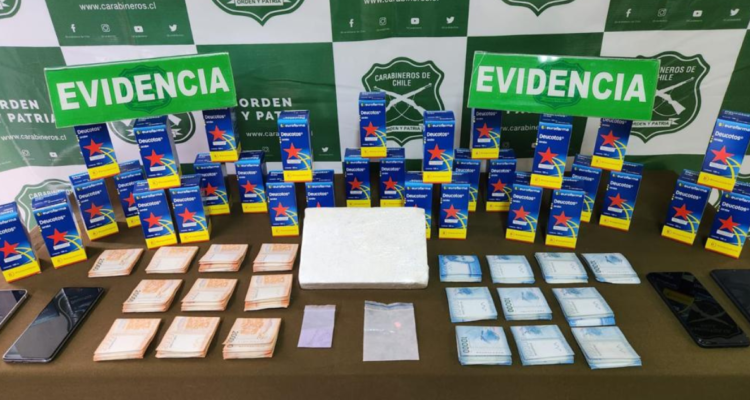 droga a bordo de bus