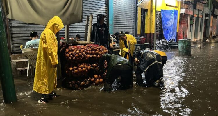 Tormenta torrencial en El Salvador provoca inundaciones, caída de árboles y derrumbes en las calles